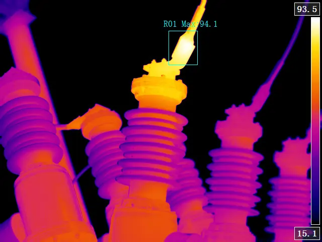 Infrared and Thermal Instruments IR Infrared Thermal Camera IR 640 Electrical Thermogram