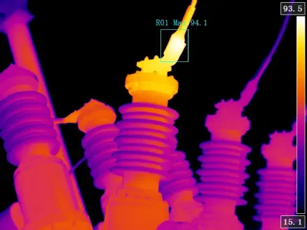 Infrared and Thermal Instruments IR Infrared Thermal Camera IR 640 Electrical Thermogram